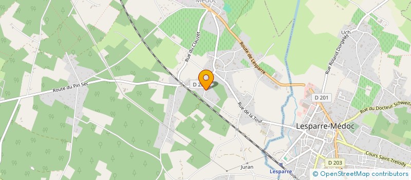 localisation de l'entreprise SCI LUMADISA  GAILLAN-EN-MEDOC