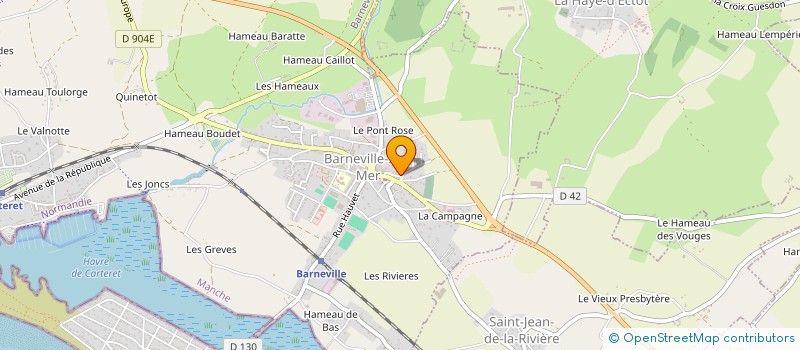 localisation de l'entreprise SCI LUMADU  BARNEVILLE-CARTERET