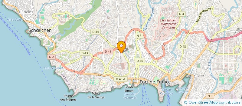 localisation de l'entreprise SCI LUMAIN à FORT-DE-FRANCE