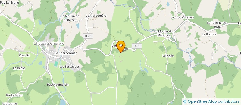 localisation de l'entreprise SCI LUMAL à CHATEAU-CHERVIX