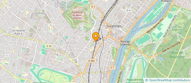 localisation de l'entreprise SCI LUMALEX à SURESNES