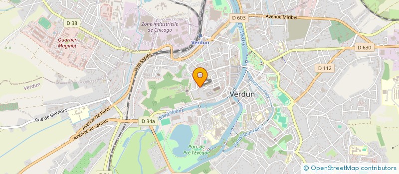 localisation de l'entreprise SCI LUMAMILLE à VERDUN