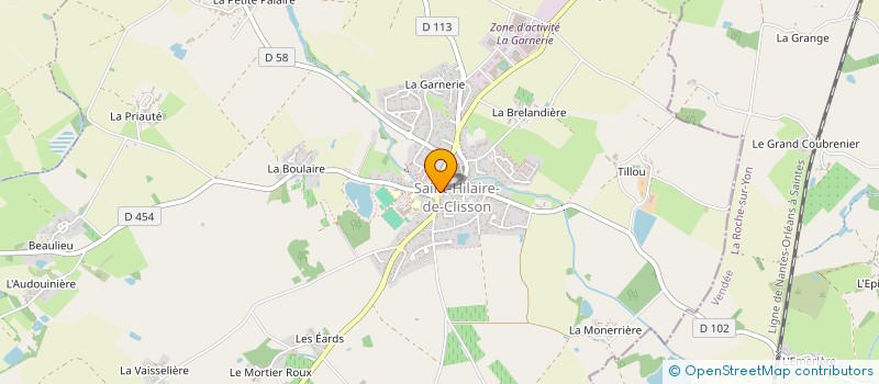 localisation de l'entreprise SCI LUMANA 5  SAINT-HILAIRE-DE-CLISSON