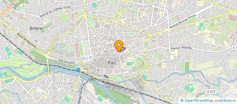 localisation de l'entreprise SCI LUMAR à PAU