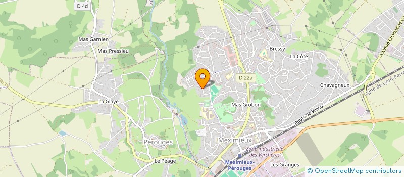 localisation de l'entreprise SCI LUMAR à MEXIMIEUX