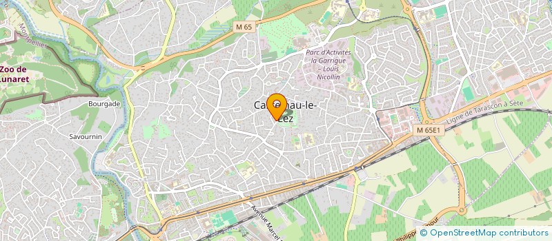 localisation de l'entreprise SCI LUMATH  CASTELNAU-LE-LEZ