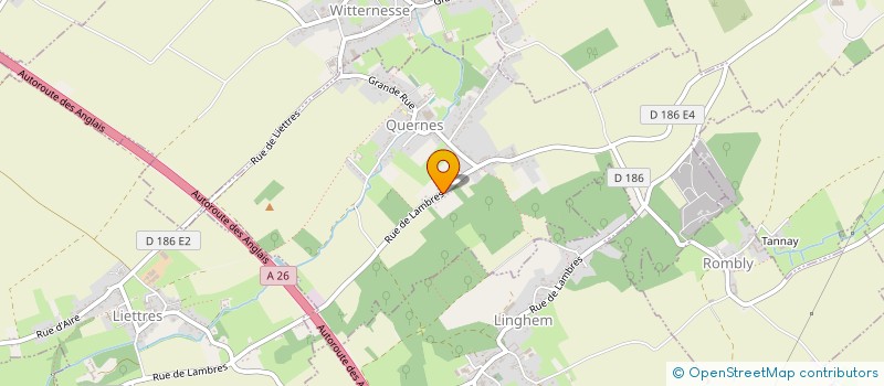 localisation de l'entreprise SCI LUMATHE  QUERNES