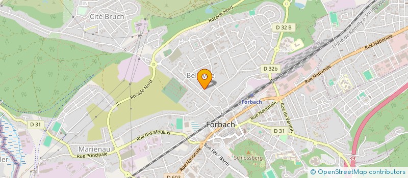 localisation de l'entreprise SCI LUMATO  FORBACH