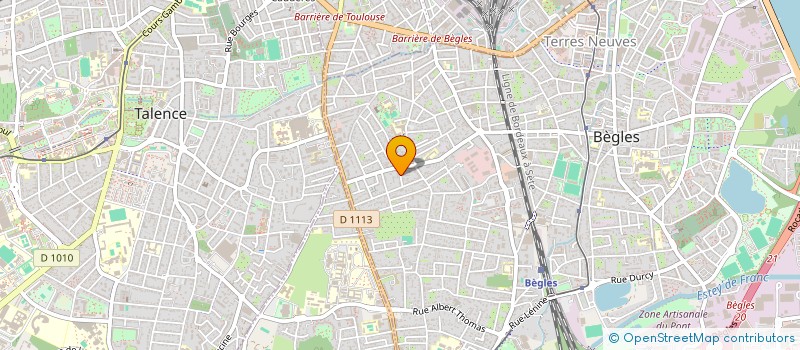 localisation de l'entreprise SCI LUMAU à BEGLES