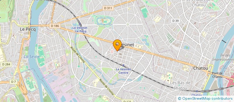 localisation de l'entreprise SCI LUMAU  LE VESINET