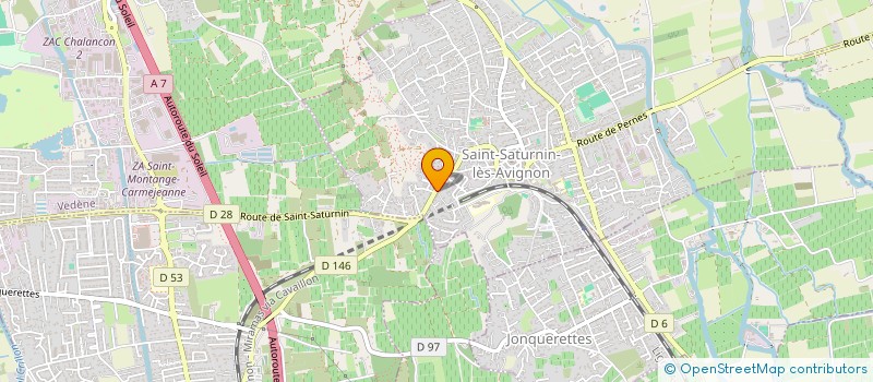 localisation de l'entreprise SCI LUMAX  SAINT-SATURNIN-LES-AVIGNON