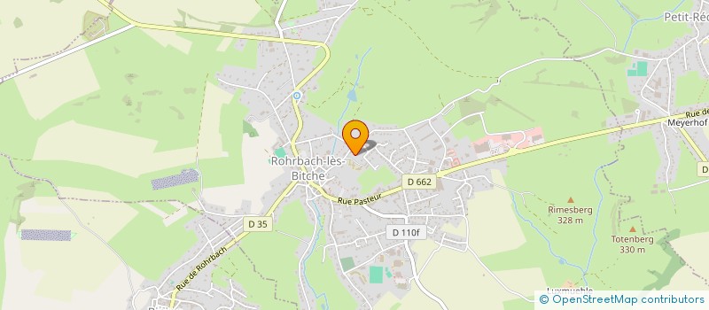 localisation de l'entreprise SCI LUMAX  ROHRBACH-LES-BITCHE