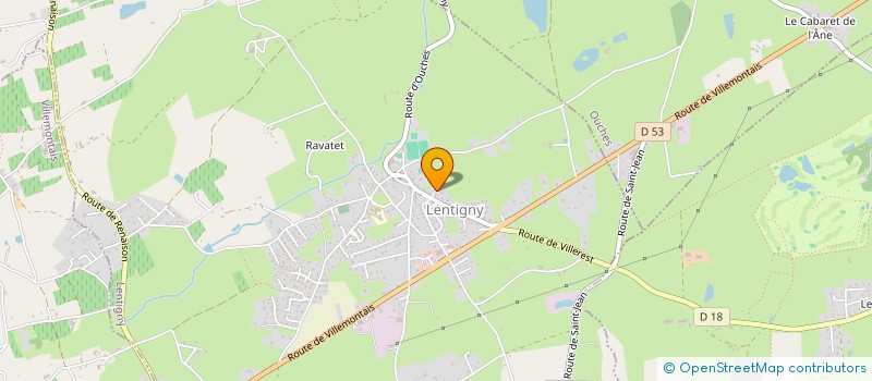 localisation de l'entreprise SCI LUMAX IMMO  LENTIGNY