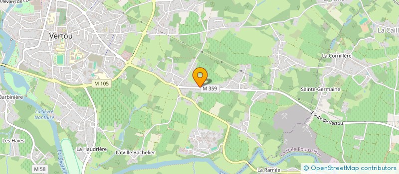 localisation de l'entreprise SCI LUMBERG  VERTOU