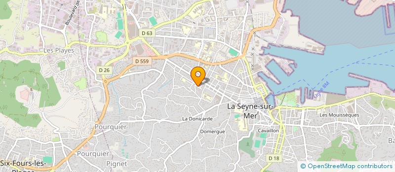 localisation de l'entreprise SCI LUMBRALES à LA SEYNE-SUR-MER