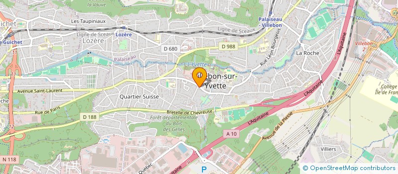 localisation de l'entreprise SCI LUMEA à VILLEBON-SUR-YVETTE