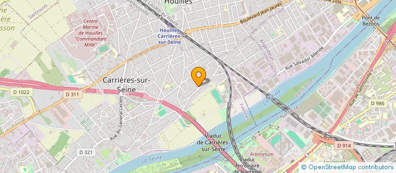 localisation de l'entreprise SCI LUMERO  CARRIERES-SUR-SEINE