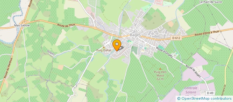 localisation de l'entreprise SCI LUMEVI à BAGES
