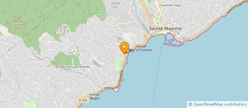 localisation de l'entreprise SCI LUMI à SAINTE-MAXIME