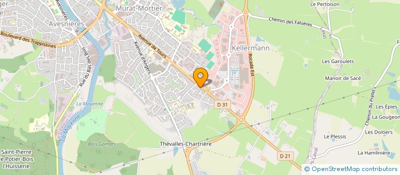localisation de l'entreprise SCI LUMIA à LAVAL