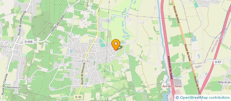 localisation de l'entreprise SCI LUMIERE  LUCENAY