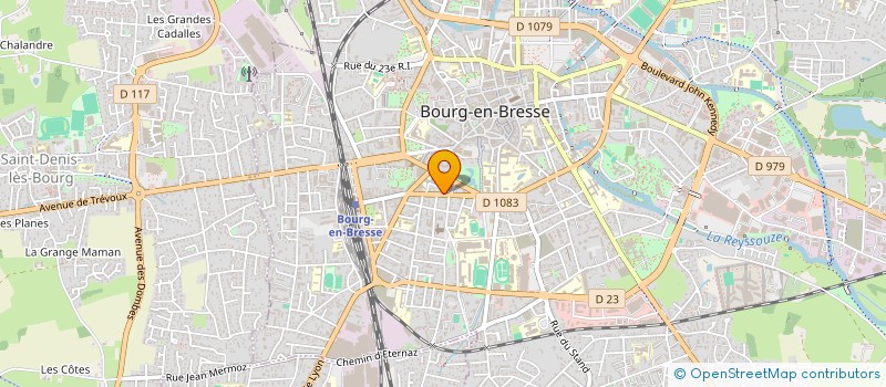 localisation de l'entreprise SCI LUMIERE à BOURG-EN-BRESSE