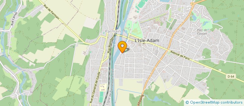 localisation de l'entreprise SCI LUMIERE à L'ISLE-ADAM