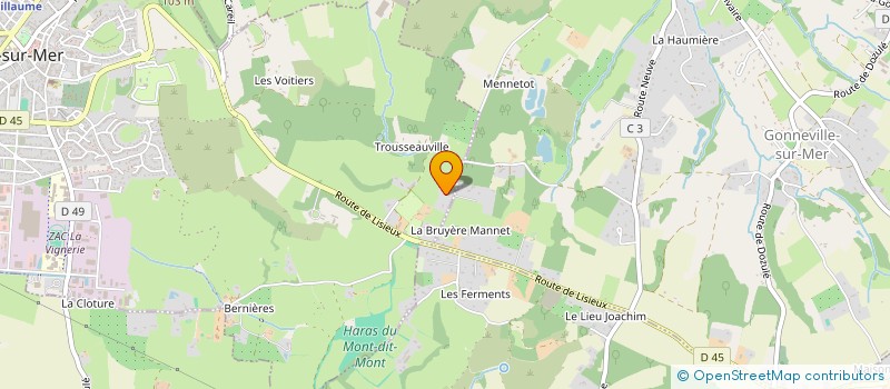 localisation de l'entreprise SCI LUMIERE  PERIERS-EN-AUGE