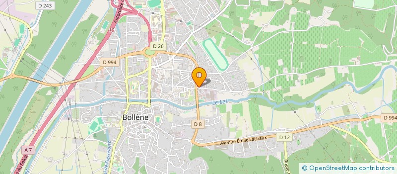 localisation de l'entreprise SCI LUMIERE  BOLLENE