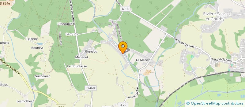 localisation de l'entreprise SCI LUMIERE  SAUBUSSE