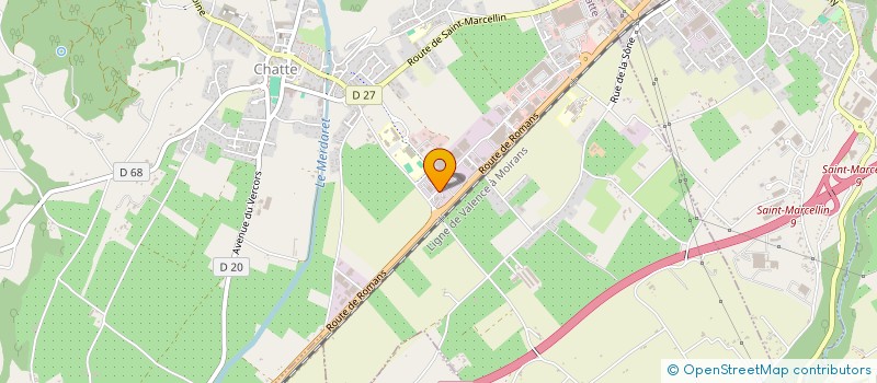 localisation de l'entreprise SCI LUMIERES  CHATTE