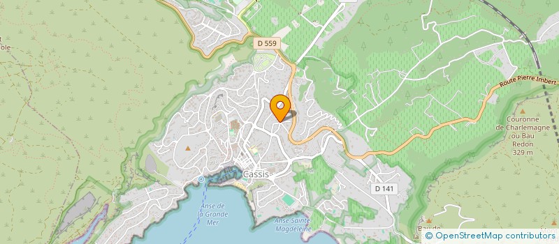 localisation de l'entreprise SCI LUMIERES DE MARSEILLE  CASSIS