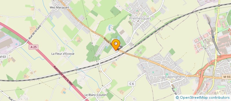 localisation de l'entreprise SCI LUMIEURE  ENNETIERES-EN-WEPPES