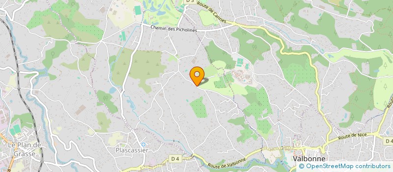 localisation de l'entreprise SCI LUMILAND  CHATEAUNEUF-GRASSE