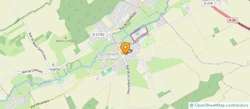 localisation de l'entreprise SCI LUMINA IMMOBILIER  TOURNEHEM-SUR-LA-HEM