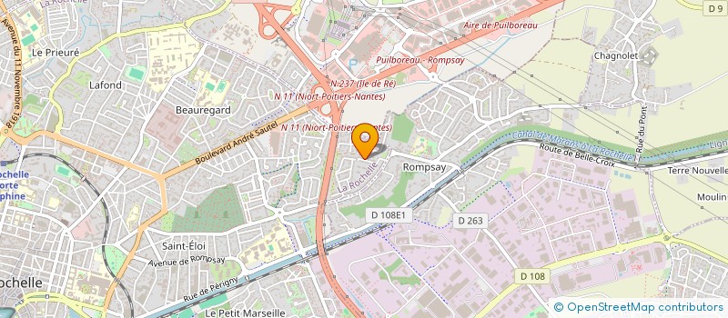 localisation de l'entreprise SCI LUMINOSA  LA ROCHELLE