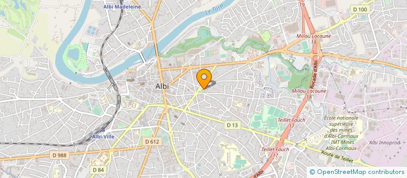 localisation de l'entreprise SCI LUMOU à ALBI