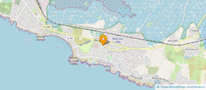 localisation de l'entreprise SCI LUMYN  GUERANDE