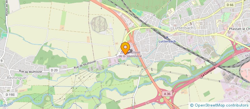 localisation de l'entreprise SCI LUMYRO  LUTTERBACH