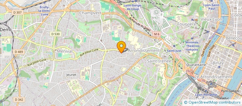 localisation de l'entreprise SCI LUNA  LYON 5EME