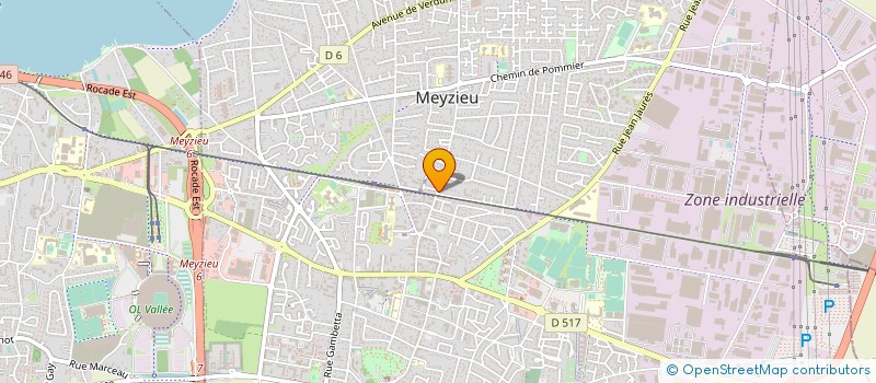 localisation de l'entreprise SCI LUNA  MEYZIEU