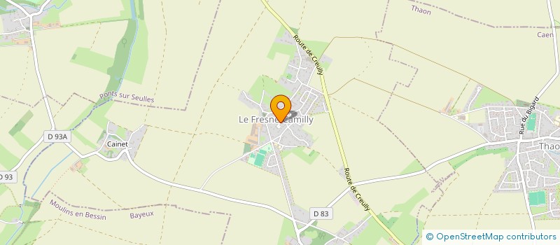 localisation de l'entreprise SCI LUNA  LE FRESNE-CAMILLY