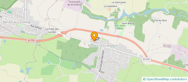 localisation de l'entreprise SCI LUNA à SEGRE-EN-ANJOU BLEU