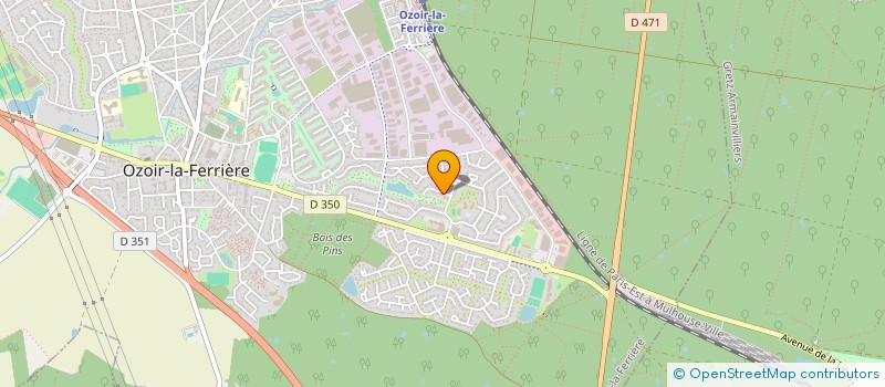 localisation de l'entreprise SCI LUNA  OZOIR-LA-FERRIERE