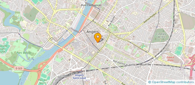 localisation de l'entreprise SCI LUNA à ANGERS