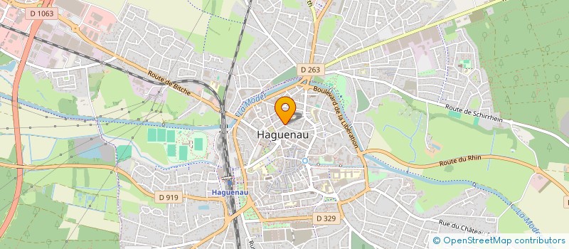 localisation de l'entreprise SCI LUNA  HAGUENAU