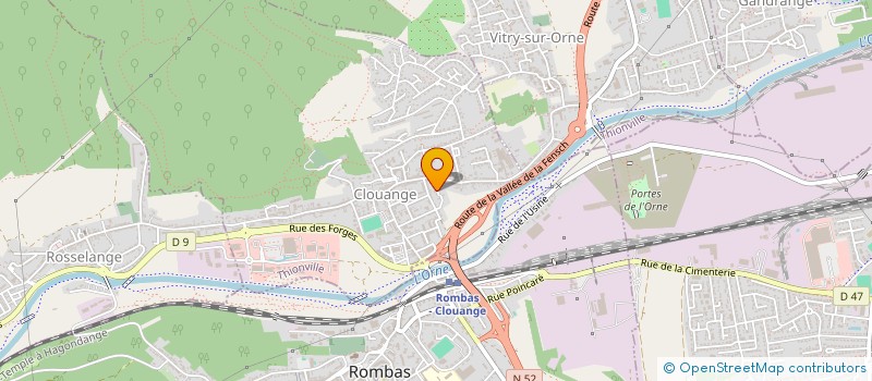 localisation de l'entreprise SCI LUNA  CLOUANGE