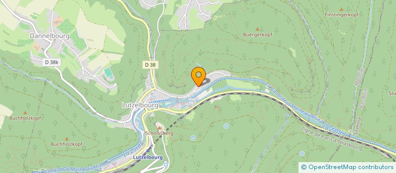 localisation de l'entreprise SCI LUNA  LUTZELBOURG