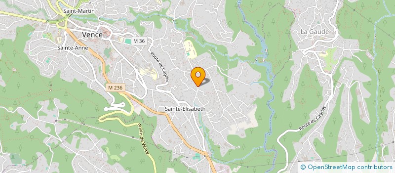 localisation de l'entreprise SCI LUNA  VENCE