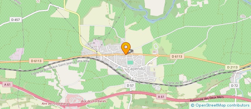 localisation de l'entreprise SCI LUNA  CAPENDU